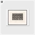 アートポストカード-Fallow Deer Running
 - エドワード マイブリッジ Postcard.