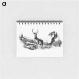 アートメモ帳-Wild Deer
 - 大英図書館 Memo.