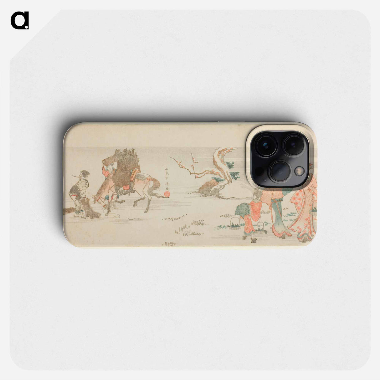 Gathering Herbs - 葛飾 北斎 Phone Case.