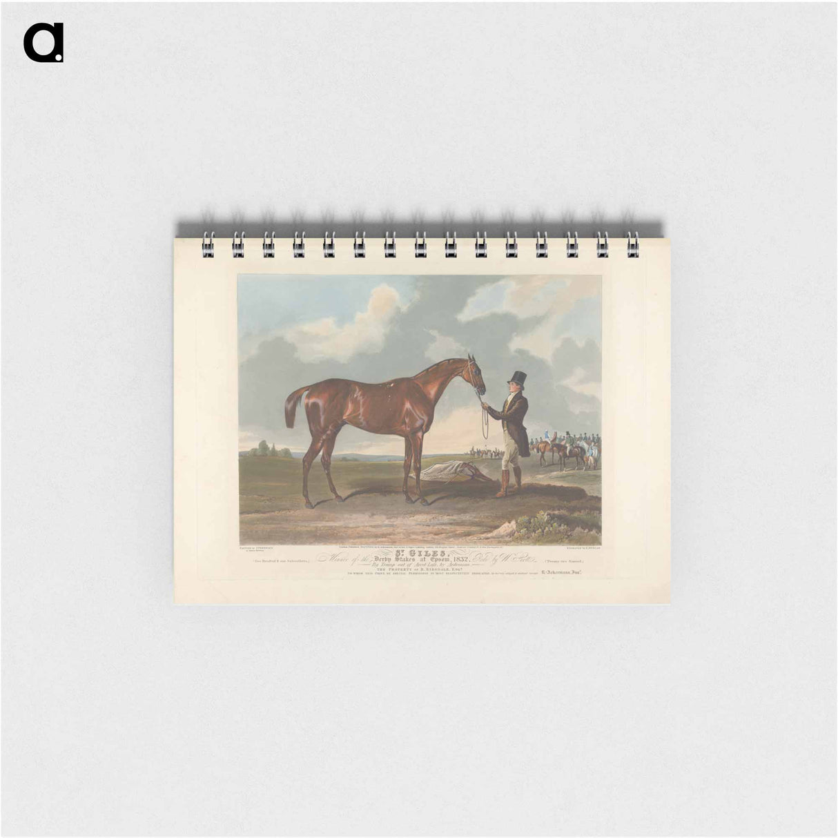 アートメモ帳-St. Giles. Winner of the Derby Stakes at Epsom
 - イェール大学アートギャラリー Memo.