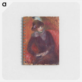 アートメモ帳-Seated Woman with Fur Neckpiece
 - バーンズ・コレクション Memo.