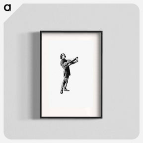 アートポスター-Vintage Guitar Muscian from Paris-Neuf, Or Dream And Reality
 - 大英図書館 Poster.
