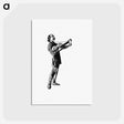 アートポストカード-Vintage Guitar Muscian from Paris-Neuf, Or Dream And Reality
 - 大英図書館 Postcard.