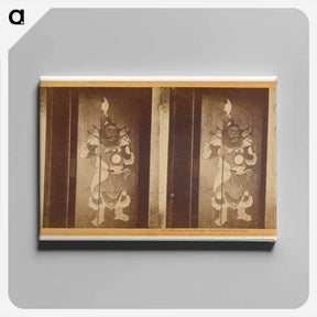アートパネル-Chinese Joss House. Guardian of the door
 - エドワード マイブリッジ Canvas.