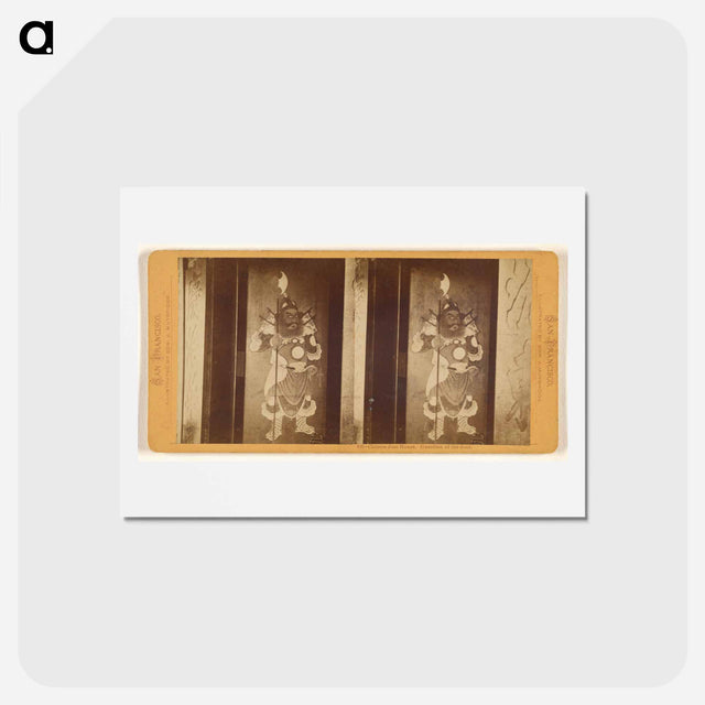 アートポストカード-Chinese Joss House. Guardian of the door
 - エドワード マイブリッジ Postcard.