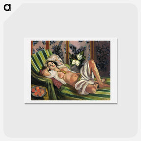 アートポストカード-Odalisque - アンリ マティス Postcard.