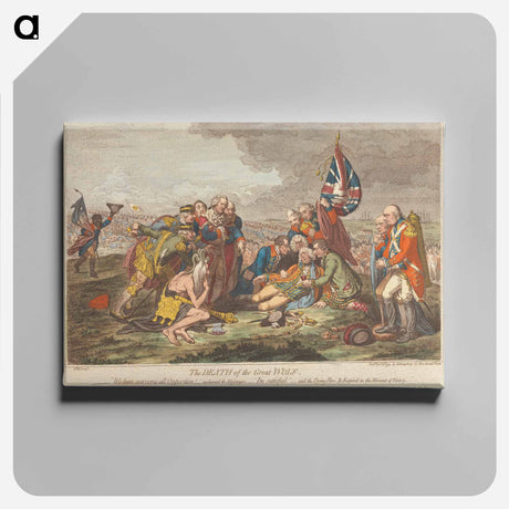 アートパネル-The Death of the Great Wolf
 - イェール大学アートギャラリー Canvas.