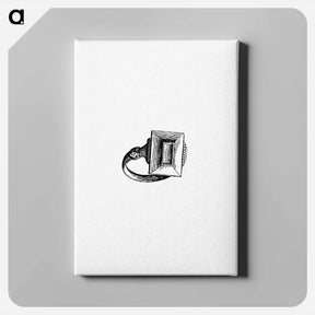 アートパネル-Ring from The History Of Denmark, Norway And Sweden, Popular Produced By The Best Printed Sources
 - 大英図書館 Canvas.