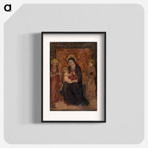 アートポスター-Virgin and Child with Saints Jerome and Francis of Assisi
 - バーンズ・コレクション Poster.