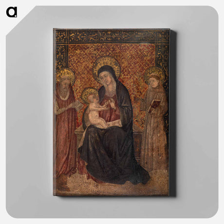 アートパネル-Virgin and Child with Saints Jerome and Francis of Assisi
 - バーンズ・コレクション Canvas.