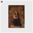 アートポストカード-Virgin and Child with Saints Jerome and Francis of Assisi
 - バーンズ・コレクション Postcard.