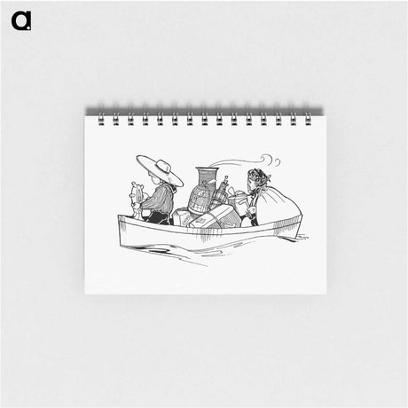 アートメモ帳-Travelers on a Boat
 - 大英図書館 Memo.