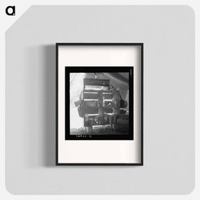 アートポスター-Tent interior in a labor contractor's camp, showing household equipment. - ドロテア ラング Poster.