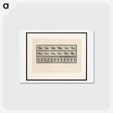 アートポストカード-Man on Horse
 - エドワード マイブリッジ Postcard.