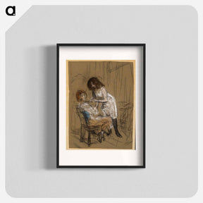 アートポスター-Two Women (One Seated)
 - バーンズ・コレクション Poster.