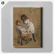 アートパネル-Two Women (One Seated)
 - バーンズ・コレクション Canvas.