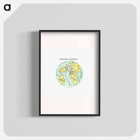 アートポスター-World Atlas from Voyeur's Checklist, General Notions Of Mathematical Geography, Physical Geography, Political Geography, Geology, Biology and Anthropology For The Use Of Travelers, Students And People
 - 大英図書館 Poster.