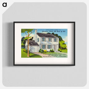 アートポスター-Christmas Model Gift Home
 - ボストン公共図書館 Poster.