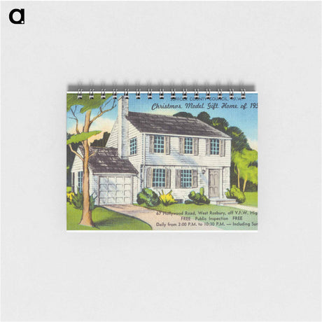 アートメモ帳-Christmas Model Gift Home
 - ボストン公共図書館 Memo.