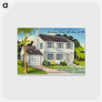 アートポストカード-Christmas Model Gift Home
 - ボストン公共図書館 Postcard.