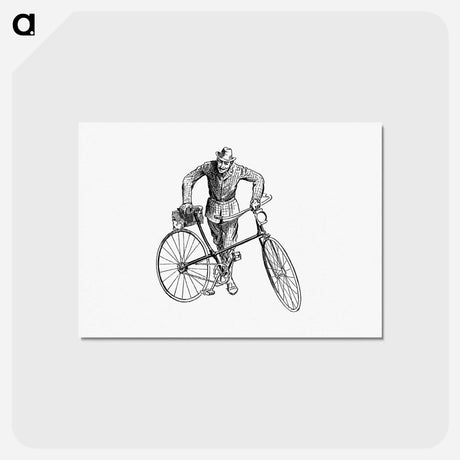 アートポストカード-The Cyclist from The Wheels Of Chance
 - 大英図書館 Postcard.