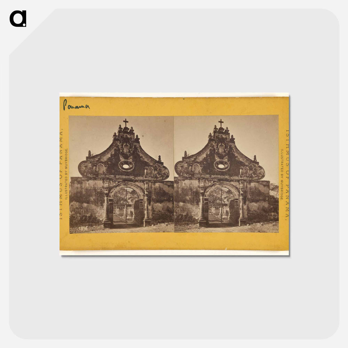アートポストカード-Entrance to the Cemetery
 - エドワード マイブリッジ Postcard.