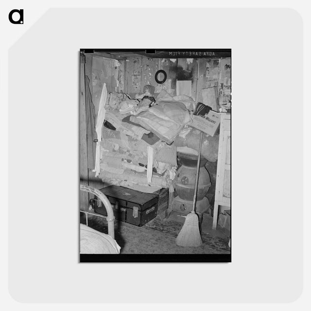 アートポストカード-Tenant Farmer's Bedroom
 - ラッセル リー Postcard.