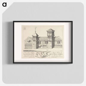アートポスター-A View of the Antient Manor House of Fawkeshall or Vauxhall, Surrey
 - イェール大学アートギャラリー Poster.