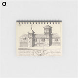 アートメモ帳-A View of the Antient Manor House of Fawkeshall or Vauxhall, Surrey
 - イェール大学アートギャラリー Memo.