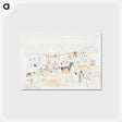 アートポストカード-Landscape with Carriage and Figures, Tunis
 - バーンズ・コレクション Postcard.