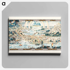 アートパネル-An Ancient Map of Fairyland
 - ボストン公共図書館 Canvas.