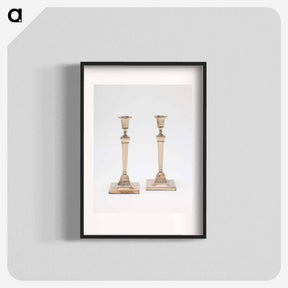 アートポスター-Candlestick Pair
 - セントルイス美術館 Poster.