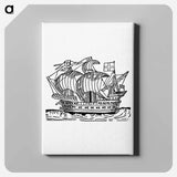 アートパネル-Sea Ship from Real Sailor-Songs
 - 大英図書館 Canvas.