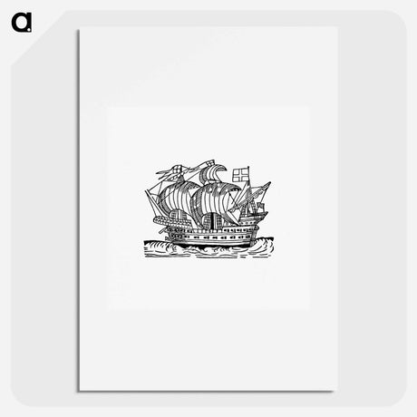 アートポスター-Sea Ship from Real Sailor-Songs
 - 大英図書館 Poster.