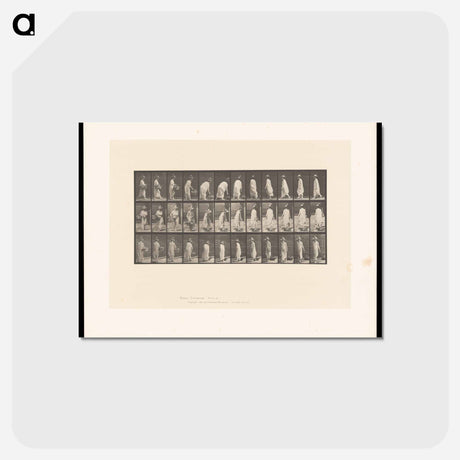 アートポストカード-Woman with Basket
 - エドワード マイブリッジ Postcard.