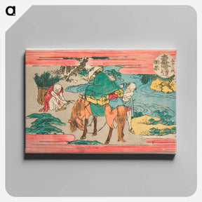 アートパネル-No. 22: Okabe - 葛飾 北斎 Canvas.