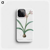 Amaryllis - ピエール ジョゼフ ルドゥーテ Phone Case.