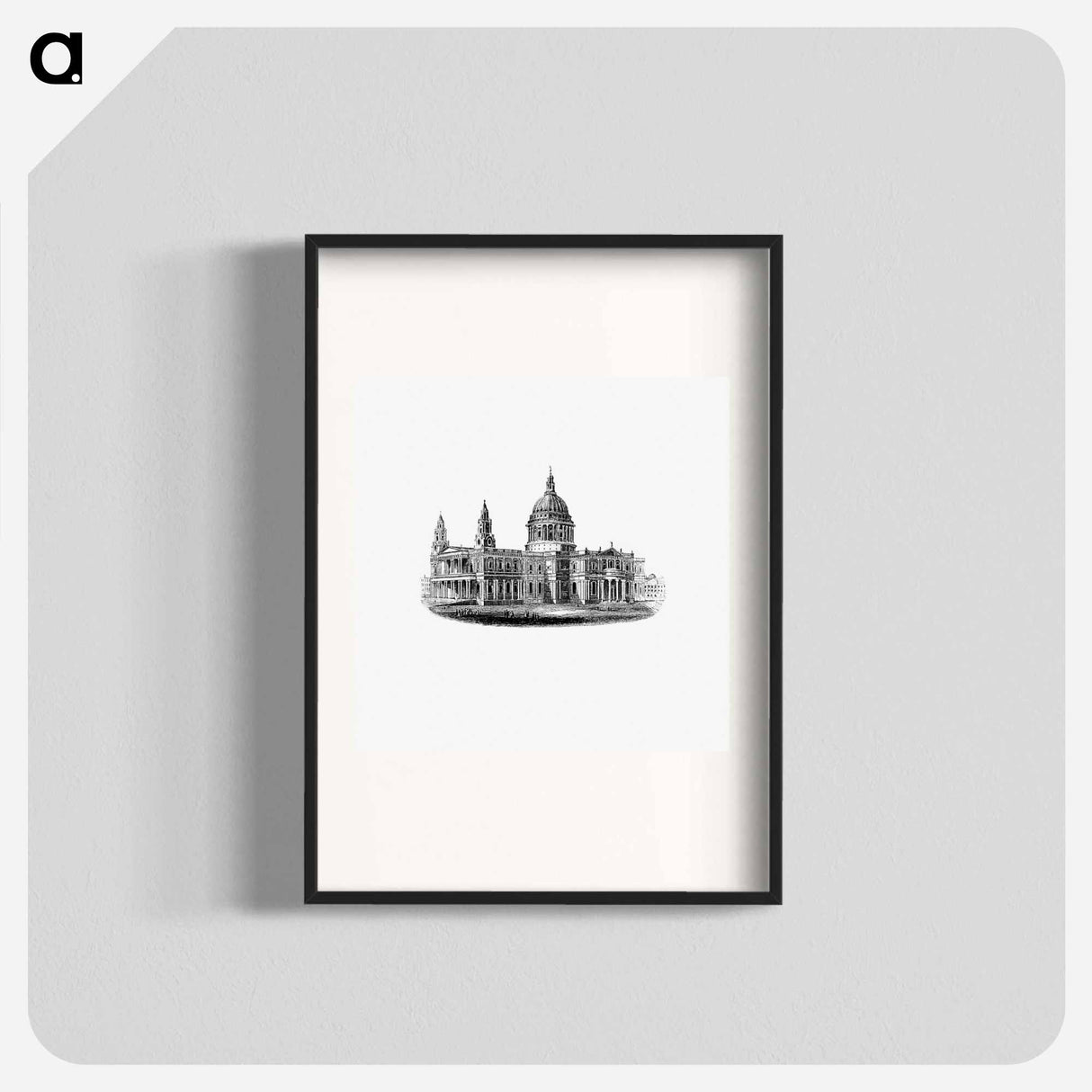 アートポスター-London Buildings Illustrated, a Commercial Directory
 - 大英図書館 Poster.