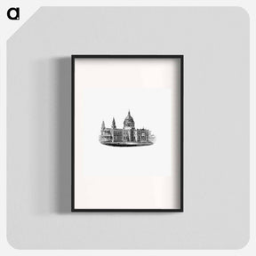 アートポスター-London Buildings Illustrated, a Commercial Directory
 - 大英図書館 Poster.