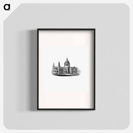 アートポスター-London Buildings Illustrated, a Commercial Directory
 - 大英図書館 Poster.