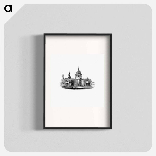 アートポスター-London Buildings Illustrated, a Commercial Directory
 - 大英図書館 Poster.
