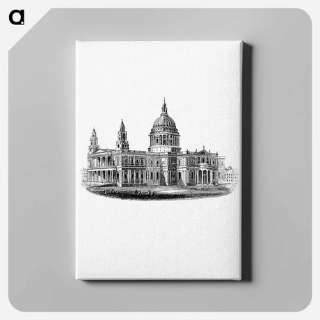 アートパネル-London Buildings Illustrated, a Commercial Directory
 - 大英図書館 Canvas.