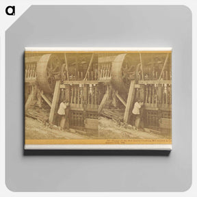 アートパネル-First Quartz Crushing Mill, Amador City
 - エドワード マイブリッジ Canvas.