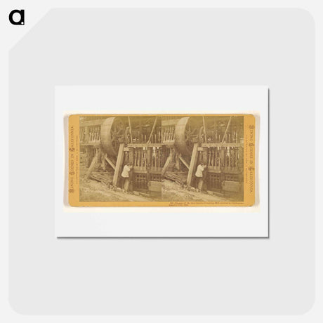 アートポストカード-First Quartz Crushing Mill, Amador City
 - エドワード マイブリッジ Postcard.