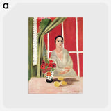アートポストカード-Figure at the Rideau Releve - アンリ マティス Postcard.