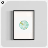 アートポスター-World Atlas from Voyeur's Checklist, General Notions Of Mathematical Geography, Physical Geography, Political Geography, Geology, Biology and Anthropology For The Use Of Travelers, Students And People
 - 大英図書館 Poster.