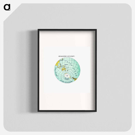 アートポスター-World Atlas from Voyeur's Checklist, General Notions Of Mathematical Geography, Physical Geography, Political Geography, Geology, Biology and Anthropology For The Use Of Travelers, Students And People
 - 大英図書館 Poster.