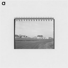 アートメモ帳-Untitled photo, possibly related to: View of Resettlement Administration's part-time farms. Glendale, Arizona - ドロテア ラング Memo.