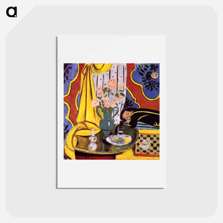 アートポストカード-Harmony in Yellow - アンリ マティス Postcard.