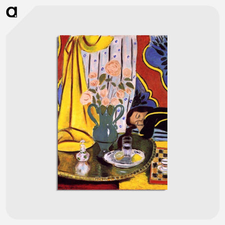 アートポストカード-Harmony in Yellow - アンリ マティス Postcard.